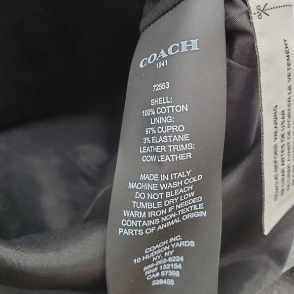 Runs big🔵 Coach 1941 Denim Patchwork Skirt - Picture 10 of 12